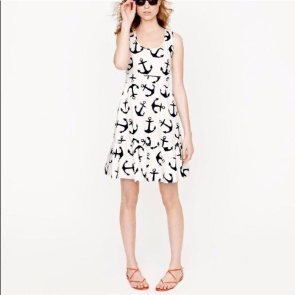 J.Crew Anchor Print Dress
